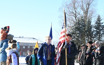 Scouts honor veterans with Wreaths Across America at Fort Drum