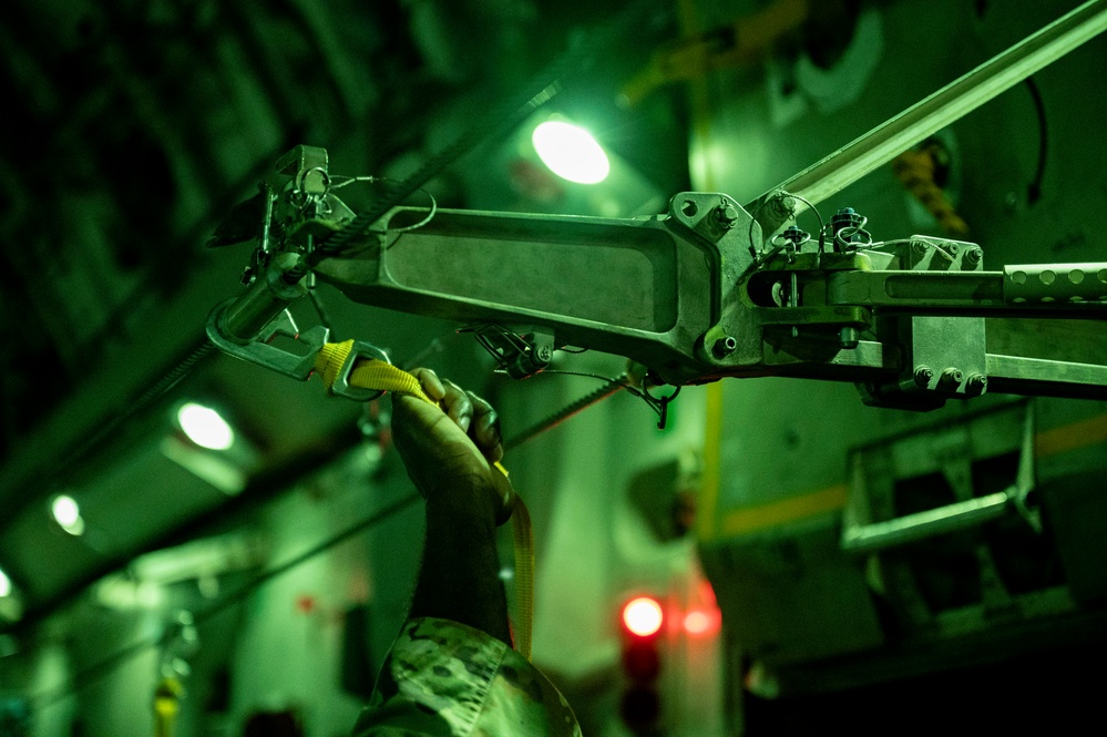 15th Airlift Squadron operations into the night