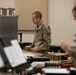 The United States Air Force Band of the West reherses for Holiday in Blue.