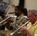 The United States Air Force Band of the West reherses for Holiday in Blue.