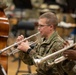 The United States Air Force Band of the West reherses for Holiday in Blue.