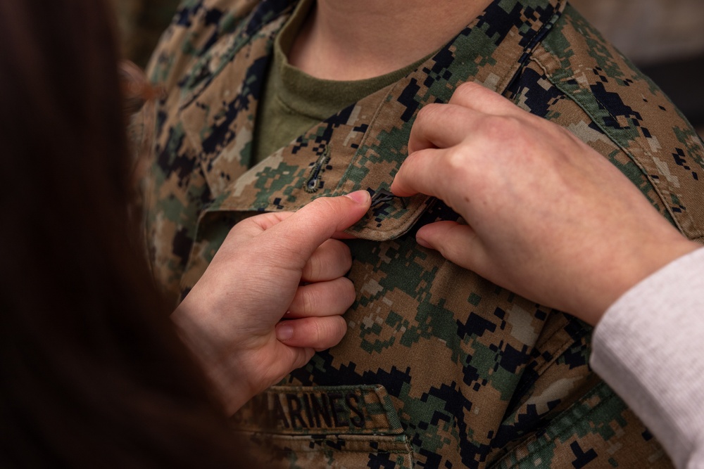 Combat graphics specialist Pfc. Parker promotes to Lance Corporal