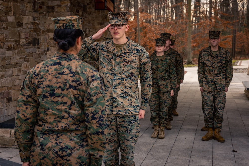 Combat graphics specialist Pfc. Parker promotes to Lance Corporal