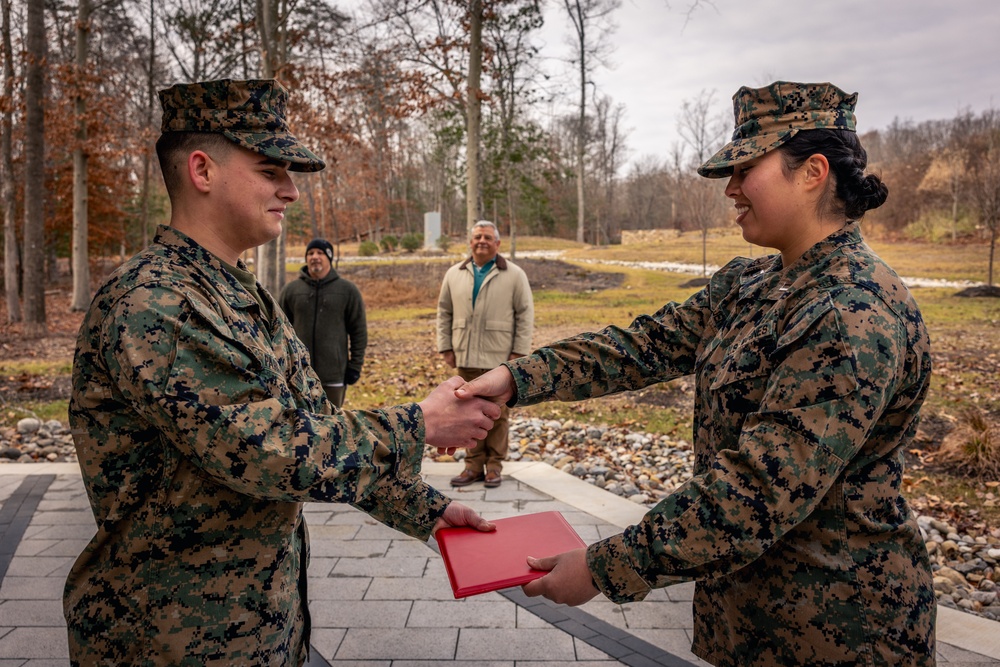 Combat graphics specialist Pfc. Parker promotes to Lance Corporal