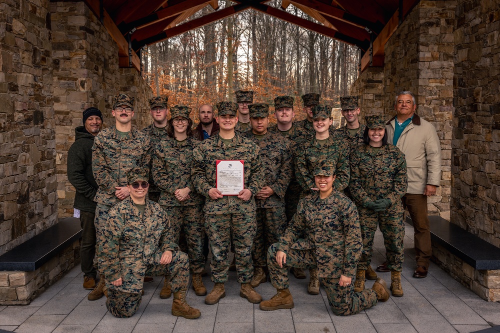 Combat graphics specialist Pfc. Parker promotes to Lance Corporal