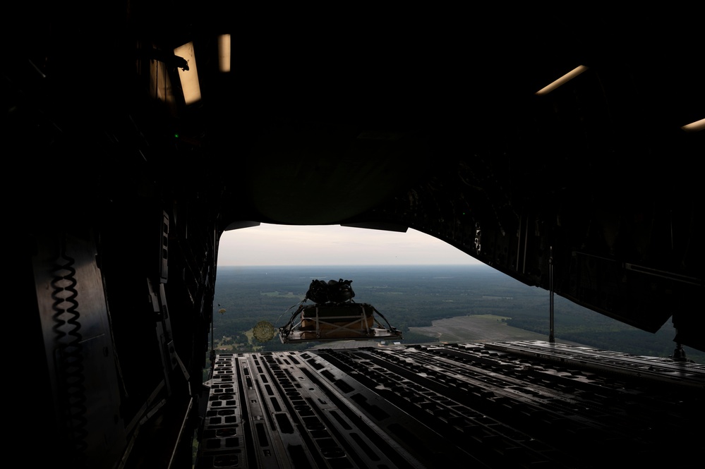 16th Airlift Squadron conducts airdrop