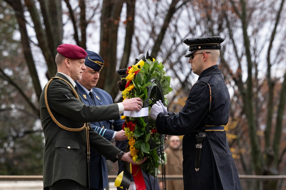 Chief Strategic Officer of the Belgian Armed Forces Maj. Gen. Bernard Phaleg Visits ANC