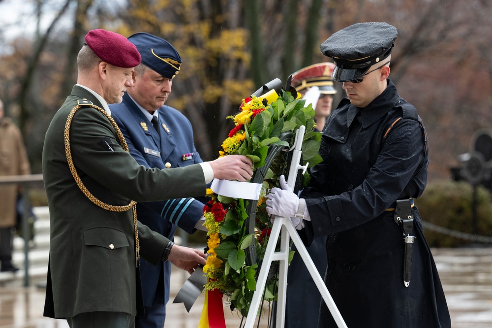 Chief Strategic Officer of the Belgian Armed Forces Maj. Gen. Bernard Phaleg Visits ANC