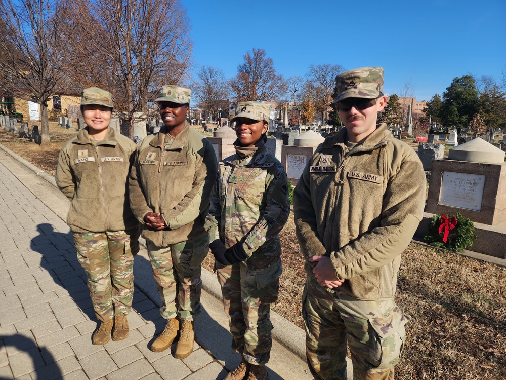 Wreaths Across America ceremony held at Congressional Cemetery