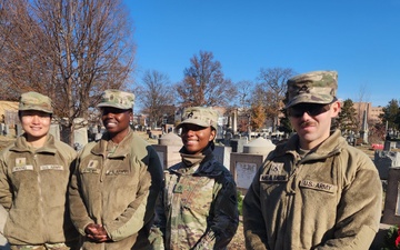 Wreaths Across America ceremony held at Congressional Cemetery