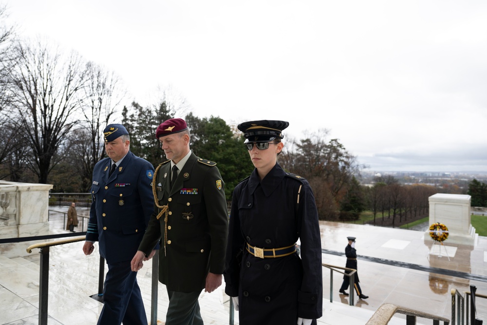 Chief Strategic Officer of the Belgian Armed Forces Maj. Gen. Bernard Phaleg Visits ANC