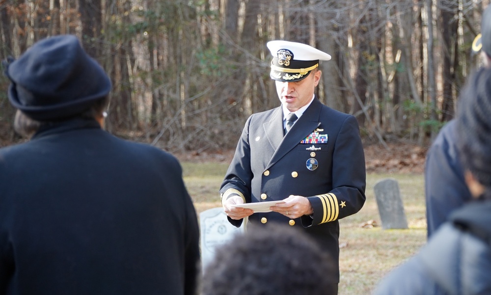 NWS Yorktown remembers Civil War era Medal of Honor Recipient during Wreath laying event