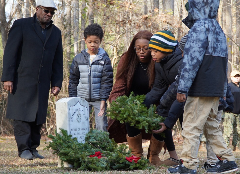 NWS Yorktown remembers Civil War era Medal of Honor Recipient during Wreath laying event