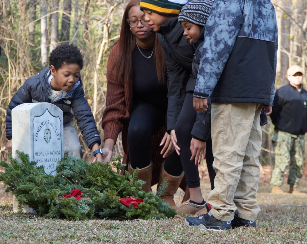 NWS Yorktown remembers Civil War era Medal of Honor Recipient during Wreath laying event