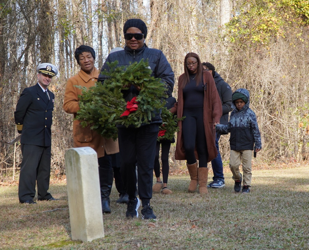 NWS Yorktown remembers Civil War era Medal of Honor Recipient during Wreath laying event