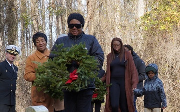 NWS Yorktown remembers Civil War era Medal of Honor Recipient during Wreath laying event