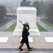 Tomb Guard Walks the Mat in the Rain