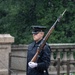 Tomb Guard Walks the Mat in the Rain