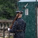 Tomb Guard Walks the Mat in the Rain