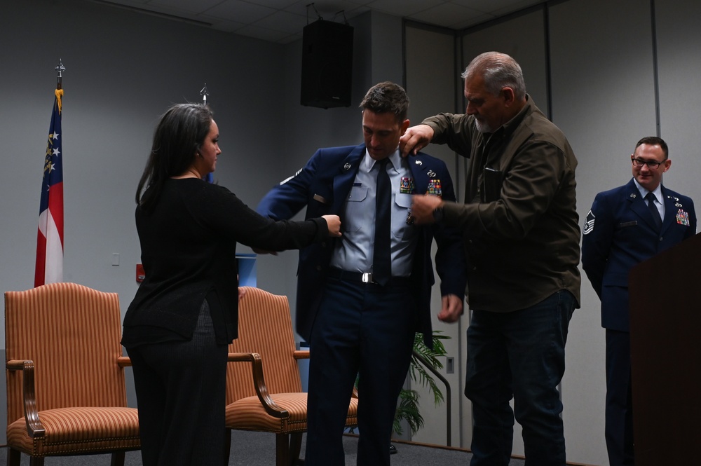 Chief Master Sgt. Gregory Fetz Promotion