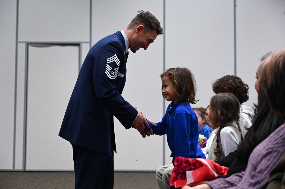 Chief Master Sgt. Gregory Fetz Promotion