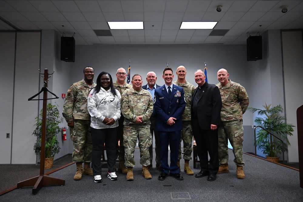 Chief Master Sgt. Gregory Fetz Promotion