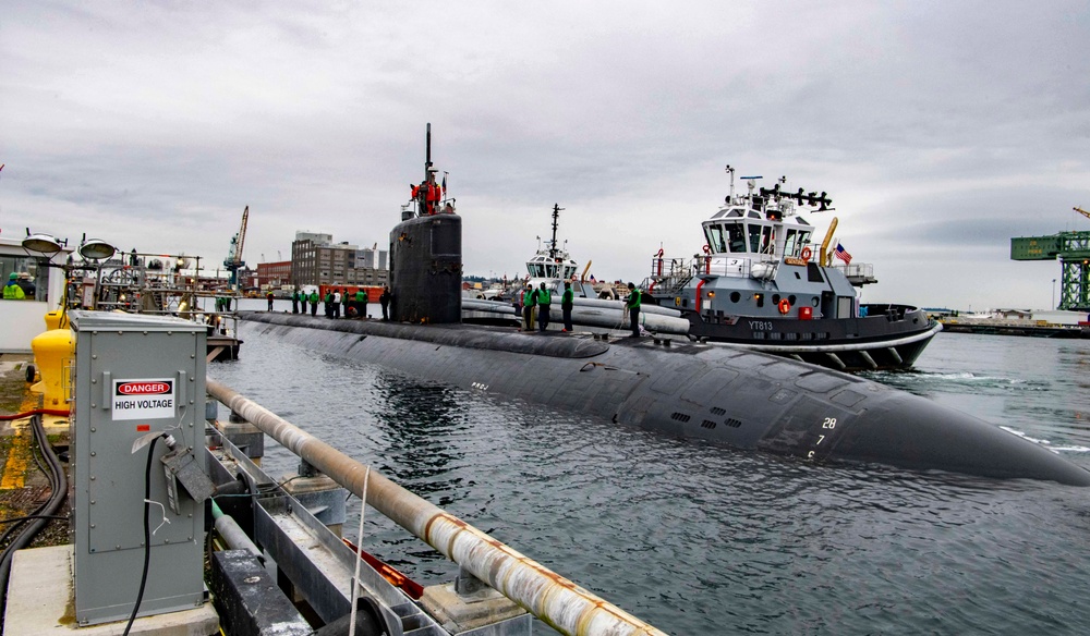 USS Topeka Homeport Change