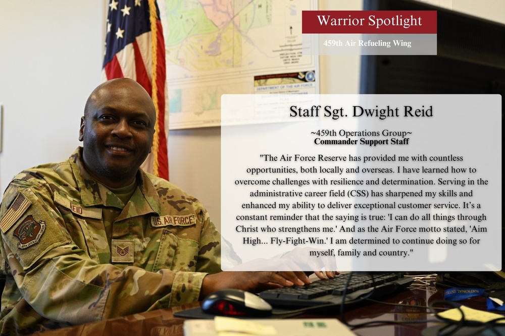 459 ARW Warrior of the Month for December 2024