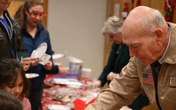 Peterson Space Force Base holds Christmas tree lighting event