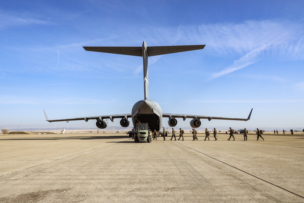 Steel Knight 24: MWSS-373 Marines depart Beale AFB