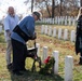 Relatives of First Military Burial at ANC Visit Gravesite