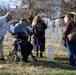 Relatives of First Military Burial at ANC Visit Gravesite