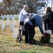 Relatives of First Military Burial at ANC Visit Gravesite