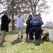 Relatives of First Military Burial at ANC Visit Gravesite