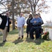 Relatives of First Military Burial at ANC Visit Gravesite