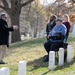 Relatives of First Military Burial at ANC Visit Gravesite