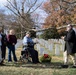 Relatives of First Military Burial at ANC Visit Gravesite