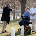 Relatives of First Military Burial at ANC Visit Gravesite