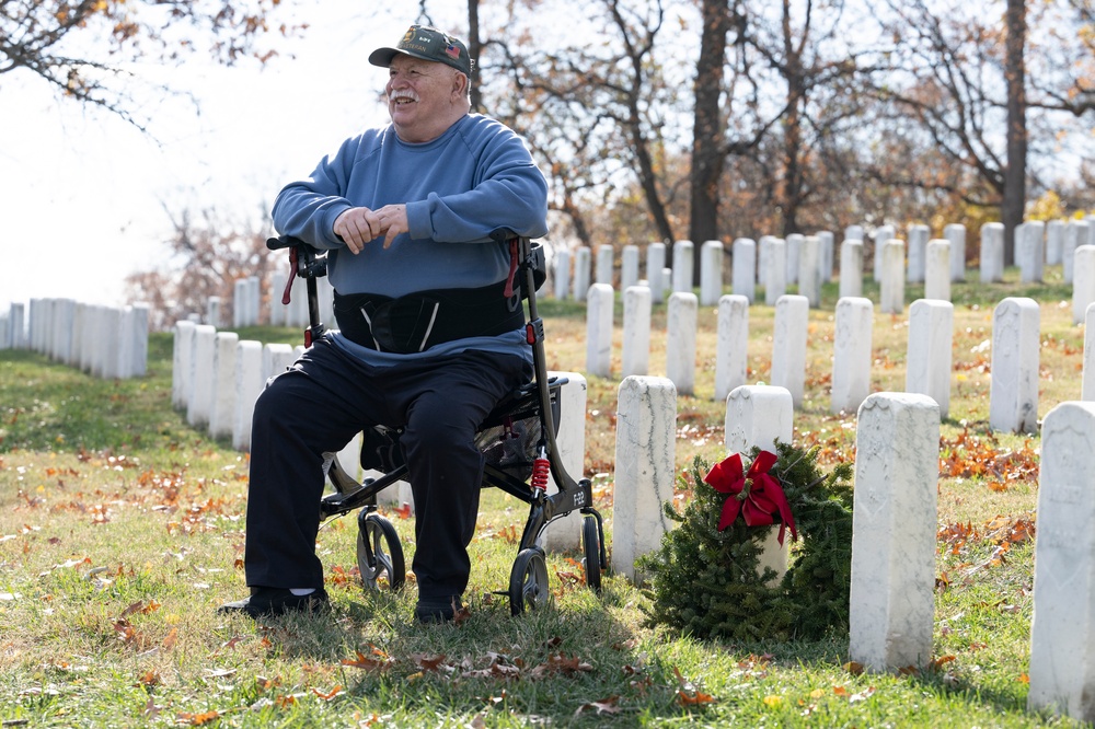 Relatives of First Military Burial at ANC Visit Gravesite