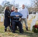 Relatives of First Military Burial at ANC Visit Gravesite