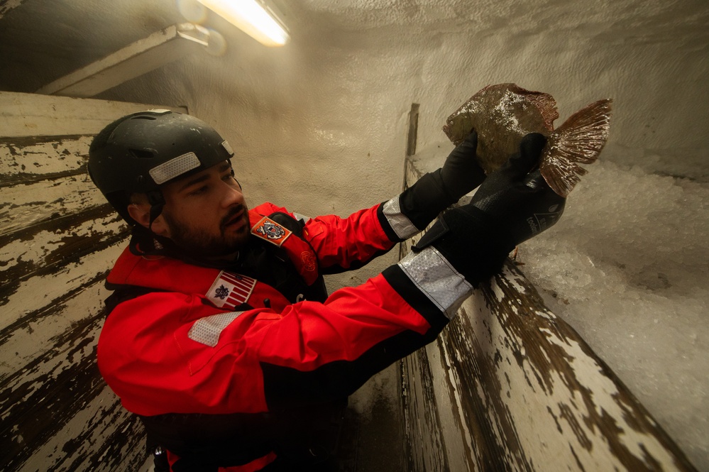 U.S. Coast Guard Cutter Angela McShan Conducts Living Marine Resources Patrol