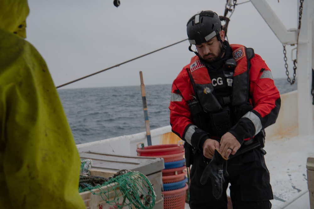 U.S. Coast Guard Cutter Angela McShan Conducts Living Marine Resource Law Enforcement Patrol