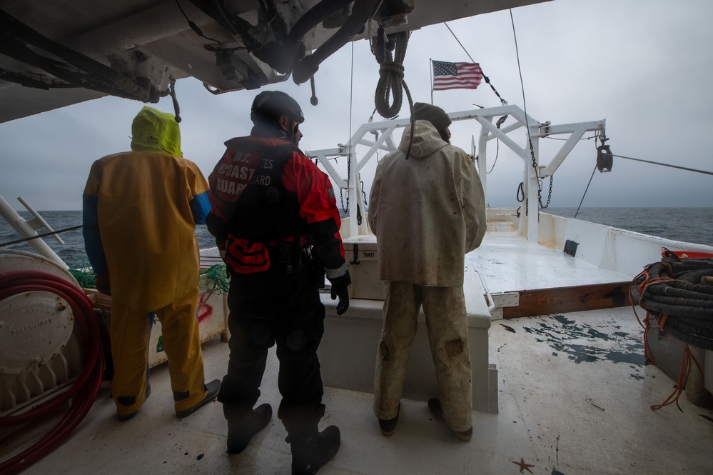 U.S. Coast Guard Cutter Angela McShan Conducts Living Marine Resource Law Enforcement Patrol