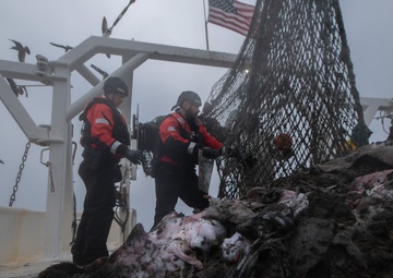 U.S. Coast Guard Cutter Angela McShan Conducts Living Marine Resource Law Enforcement Patrol