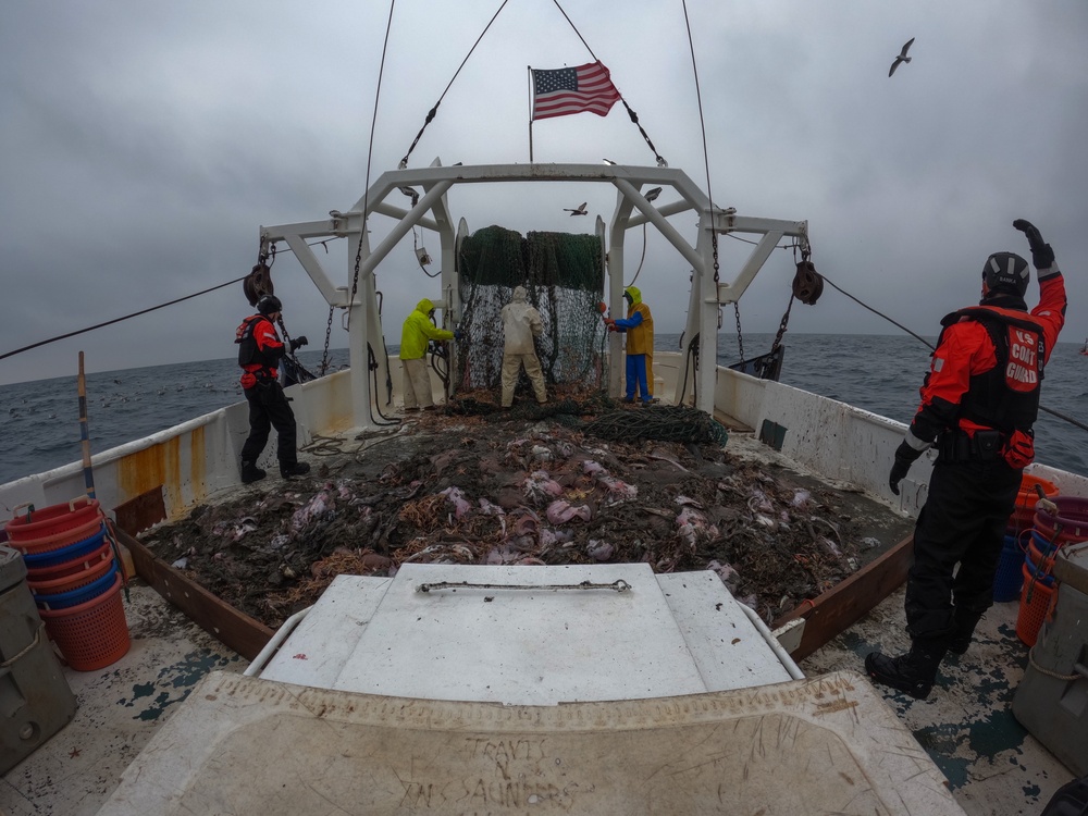 U.S. Coast Guard Cutter Angela McShan Conducts Living Marine Resource Law Enforcement Patrol