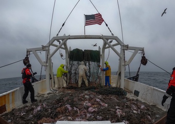 U.S. Coast Guard Cutter Angela McShan Conducts Living Marine Resource Law Enforcement Patrol