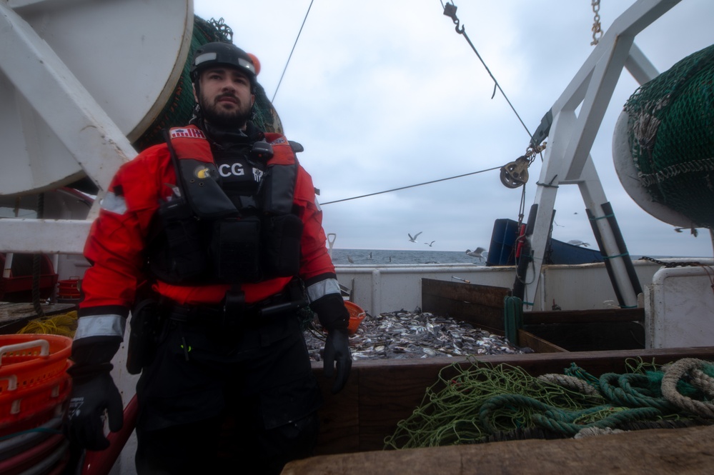 U.S. Coast Guard Cutter Angela McShan Conducts Living Marine Resource Law Enforcement Patrol