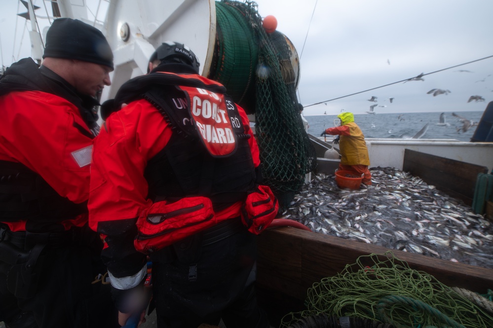 U.S. Coast Guard Cutter Angela McShan Conducts Living Marine Resource Law Enforcement Patrol