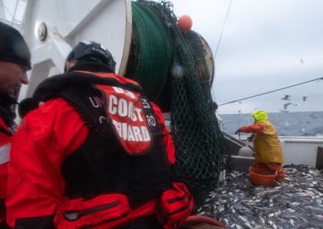 U.S. Coast Guard Cutter Angela McShan Conducts Living Marine Resource Law Enforcement Patrol