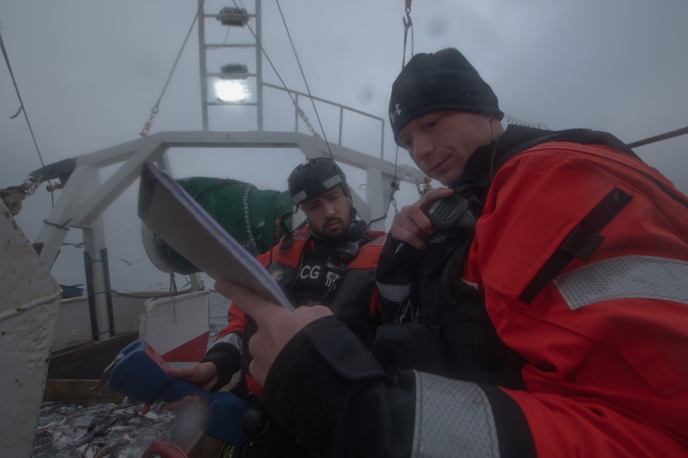 U.S. Coast Guard Cutter Angela McShan Conducts Living Marine Resource Law Enforcement Patrol